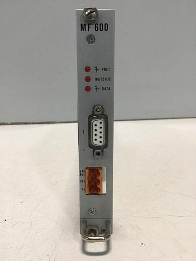 Used BACHMANN Surveillance Card MF600/1 Used