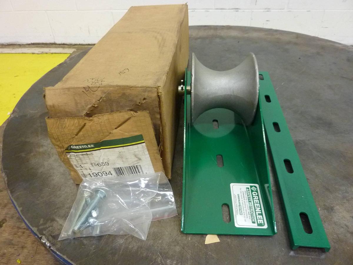 GREENLEE TOOL 659 Tray Type Sheave NEW #67475