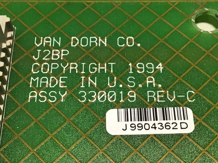 Used VAN DORN Circuit Board 330019 PC330-019 330-019 Used