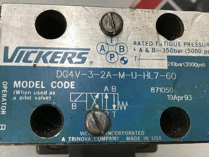Used VICKERS Valve CVCS25W11S210A00B12 #141659