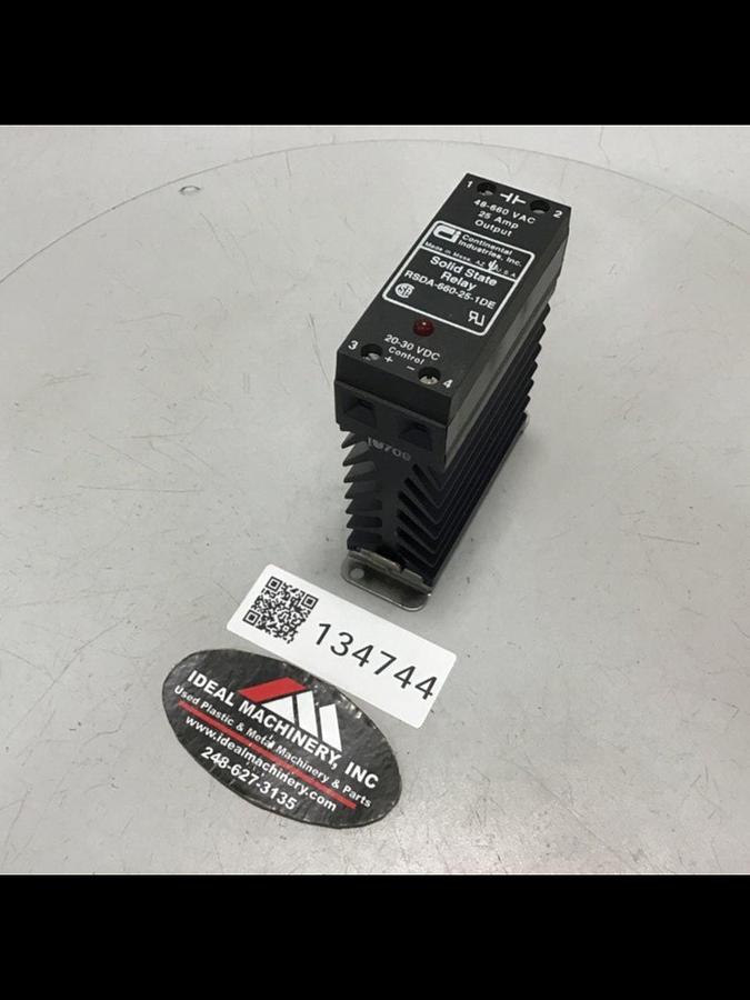 Used CONTINENTAL INDUSTRIES Solid State Relay RSDA-660-25-1DE Used
