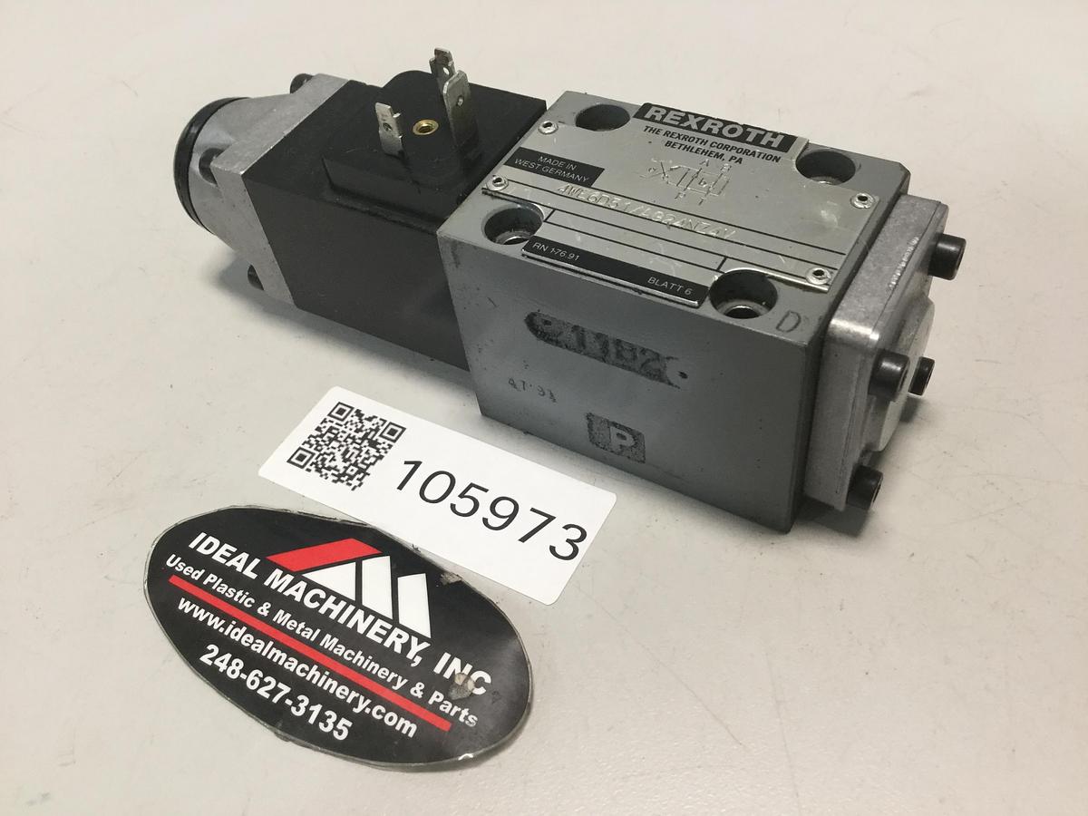 Used REXROTH Valve 4WE6D51AG24NZ4V Used