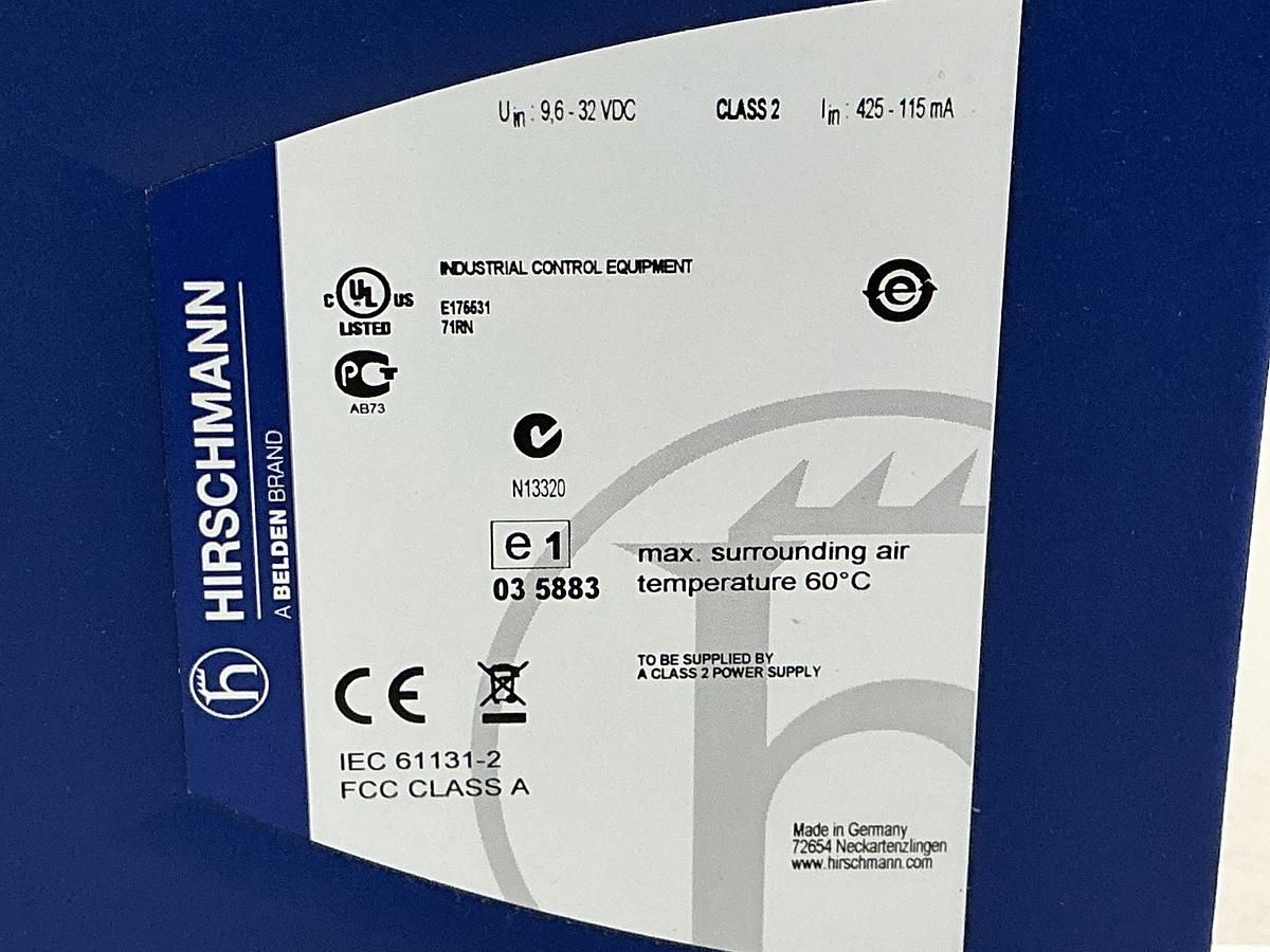 Used HIRSCHMANN IEC 61131-2