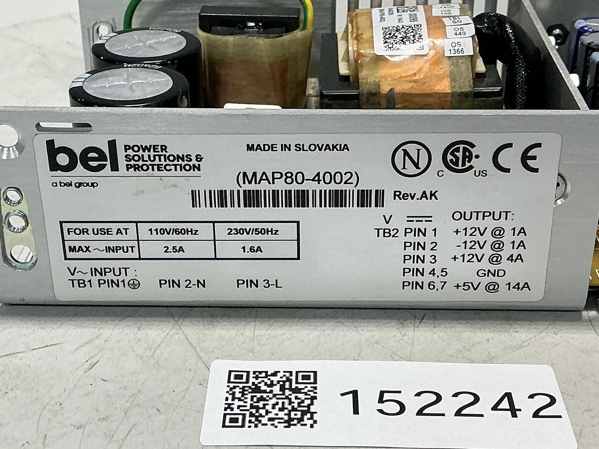 Used bel MAP80-4002