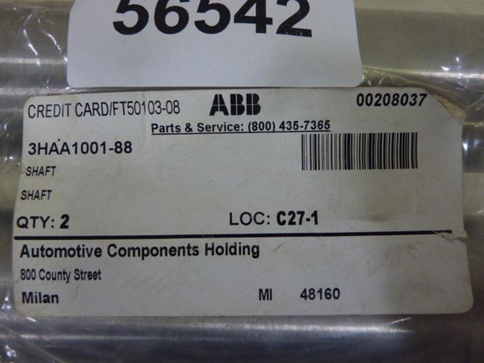 Used ABB Shaft 3HAA1001-88 #56542