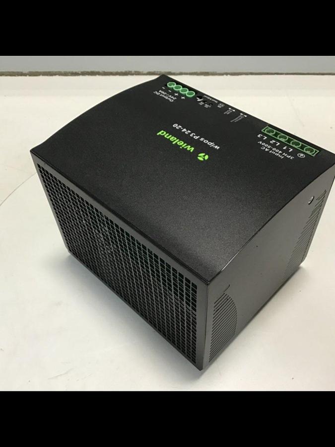 Used WIELAND Power Supply WIPOS P3 24-20 Used #144895