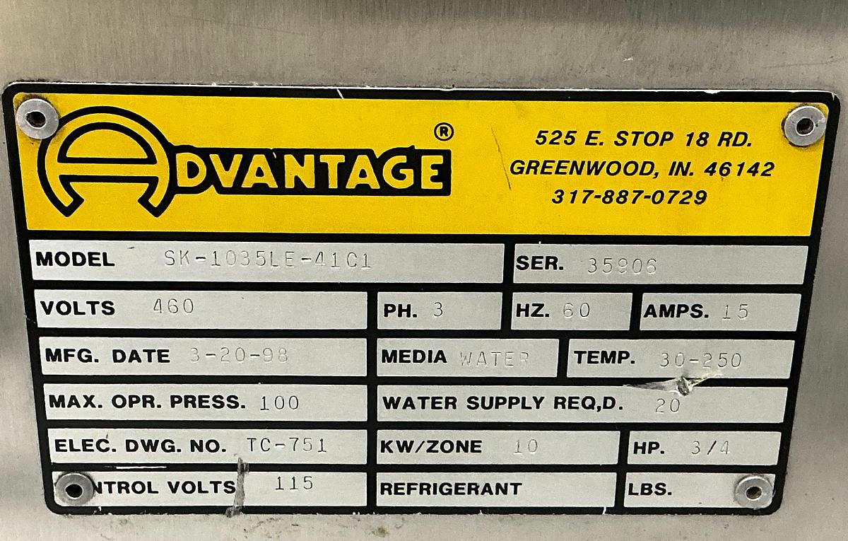 Used Advantage Thermolator SK-1035LE-41C1 USED