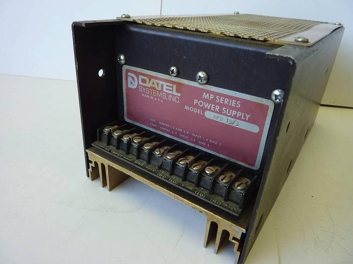 Used DATEL Power Supply MPD 15/3 #5803