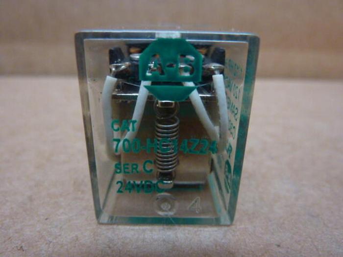 Used ALLEN BRADLEY Relay 700-HC14Z24 SER C #27563 DNL SCRAPPED
