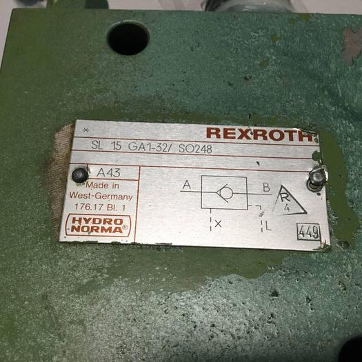 Used REXROTH Hydraulic Valve SL15GA132SO248 #97420