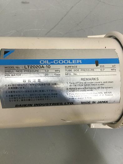 Used DAIKIN Heat Exchanger / Oil Cooler LT2020A-10 #136757