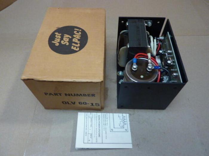 ELPAC Power Supply OLV 60-15 N/OVP #30265
