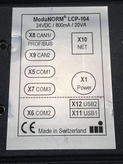Used MIKRAP Operator Interface LCP-104 Used