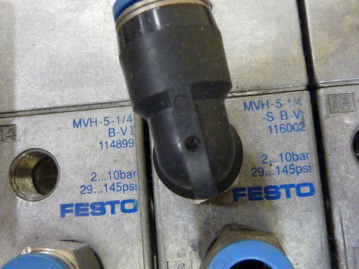 Used FESTO Control Block / Valve Terminal IFB8-02 #52874