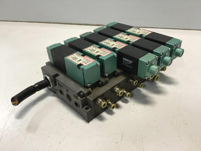Used NUMATICS Control Block w/ Valves 081SS400M000061 #130803