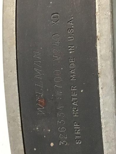 Used WELLMAN 700 Watt Heater Band 326334 700W #125859