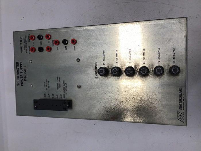 Used SCI Scoremaster Power Supply 25061 Used