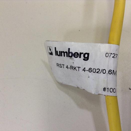 Used LUMBERG Cable RST 4-RKT 4-602/0.6M #79818