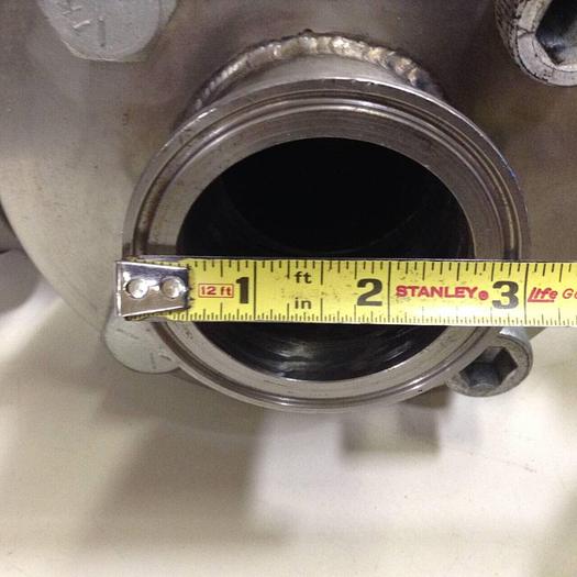 Used DEZURIK 316 Stainless Steel Bypass Valve w/ Actuator 9220443 #75561