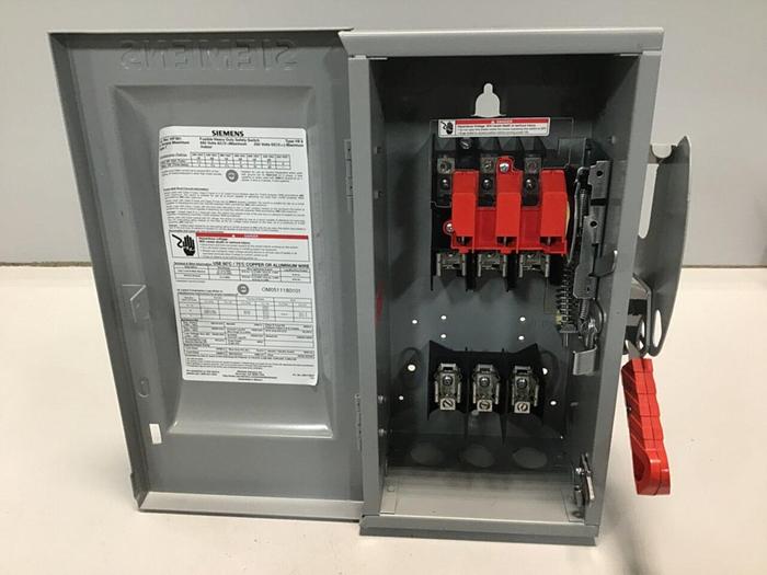 Used SIEMENS 30 Amp Disconnect Switch HF361 #114816