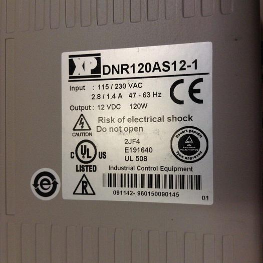 Used XP POWER AC/DC Converter DNR120AS12-1 Used