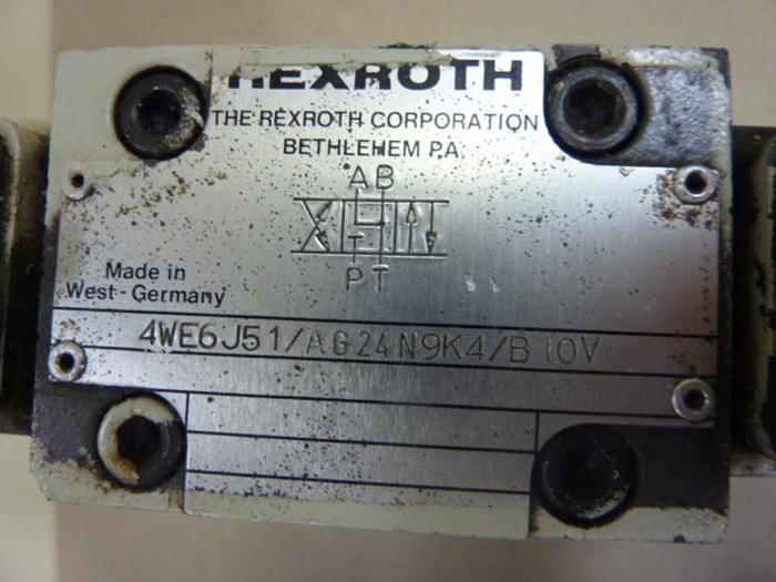 Used REXROTH Valve 4WE6J51AG24N9K4B10V #49614
