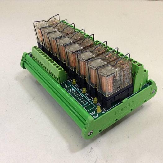 Used EUROTEK Breakout Board ET-MRZ08/24DC/2SC/N/AR #81740