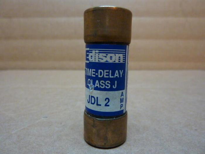 Used EDISON 2 Amp Fuse JDL-2 #27761