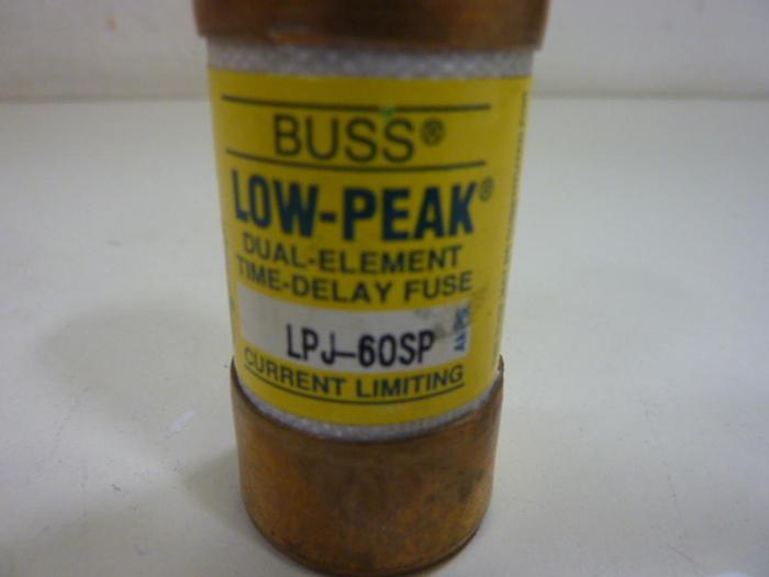 Used BUSSMANN 60 Amp Fuse LPJ-60SP #62238