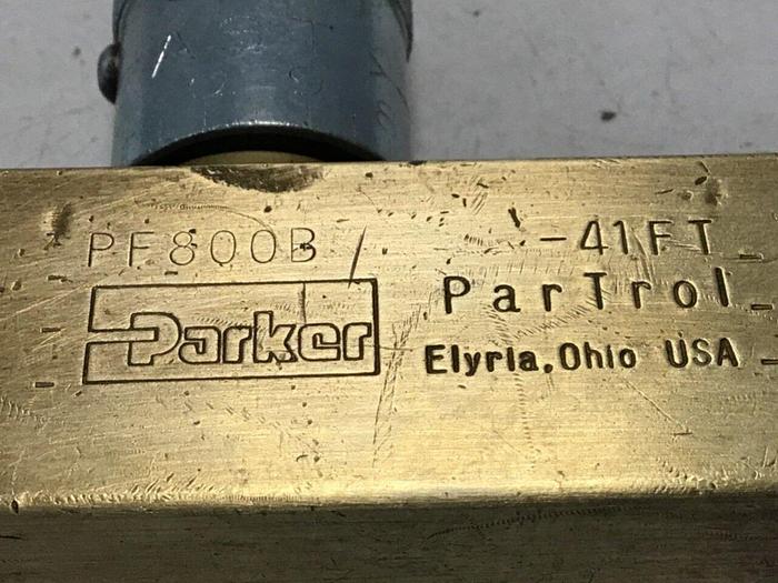 Used PARKER Hydraulic Control Valve PF800B #112767