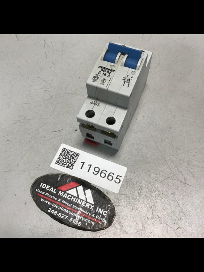 Used SCHRACK Circuit Breaker 16 Amp SD-92G 16A USED