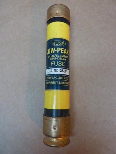 Used BUSSMANN 35 Amp Fuse LPS-RK-35SP #36414