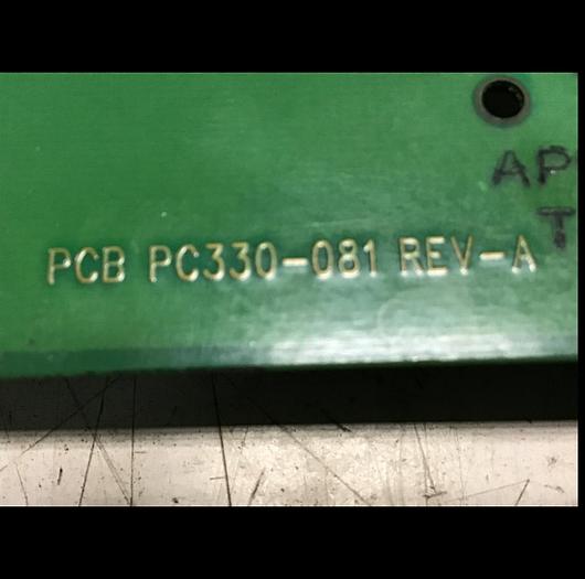 Used VAN DORN Communication Board PC330-081 330-081 Used