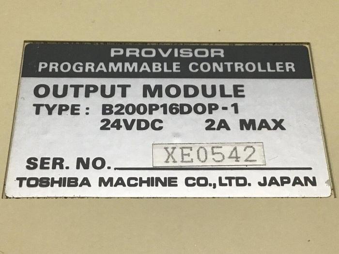 Used TOSHIBA Output Module B200P16DOP-1 #114347