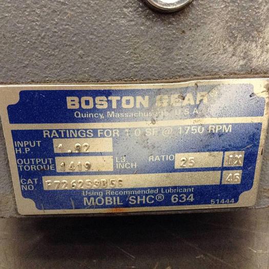 Used BOSTON Gearbox w/ Motor F72625SB56 #73026