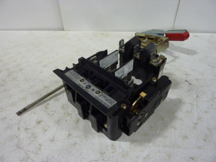 Used ALLEN BRADLEY 30 Amp Disconnect Switch 1494V-DS30 SER A #57425