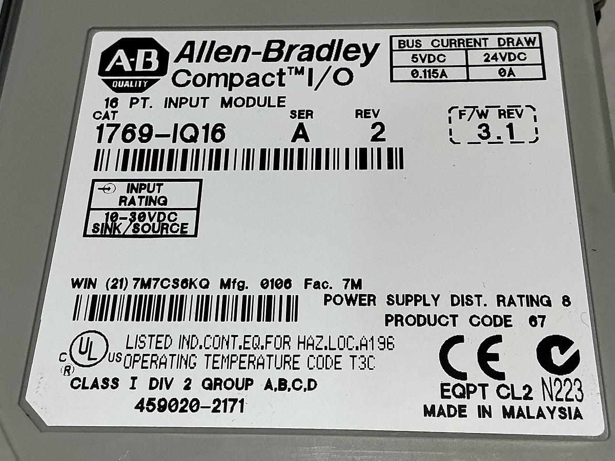 Used ALLEN BRADLEY 1764-24BWA