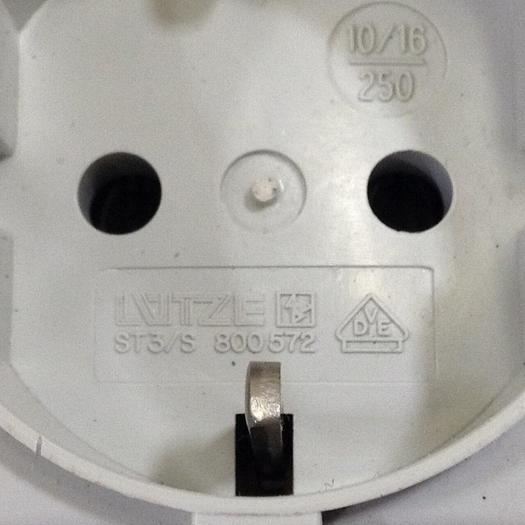 Used LUTZE Plug ST3/S 800572 #84569