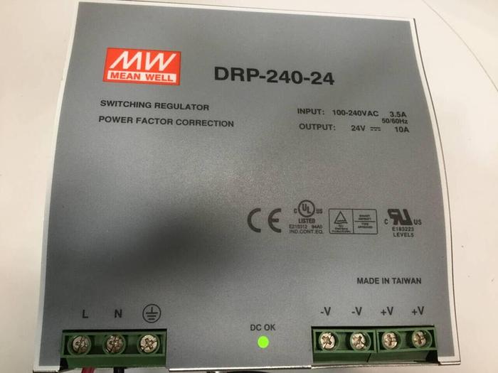 Used MEAN WELL Power Supply DRP-240-24 #92482