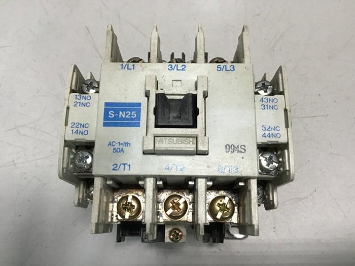 Used MITSUBISHI Magnetic Contactor S-N25 #133365