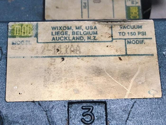 Used MAC Valve 1302-111AA #125084
