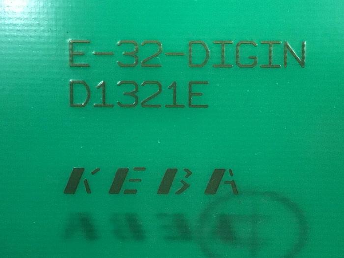 Used KEBA Engel Circuit Board E-32-DIGIN D1321E Used