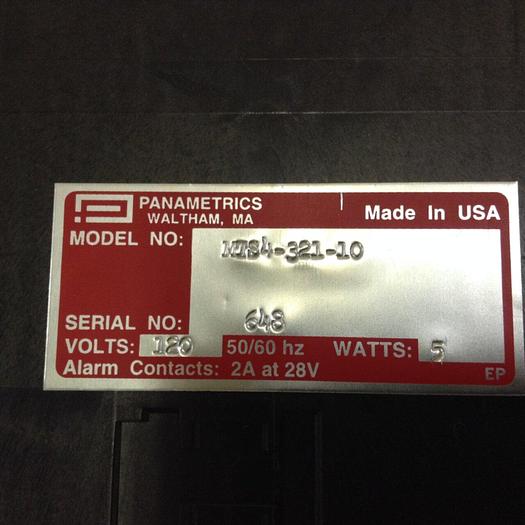 Used PANAMETRICS Moisture Tracking Series 4 MTS4-321-10 #79657