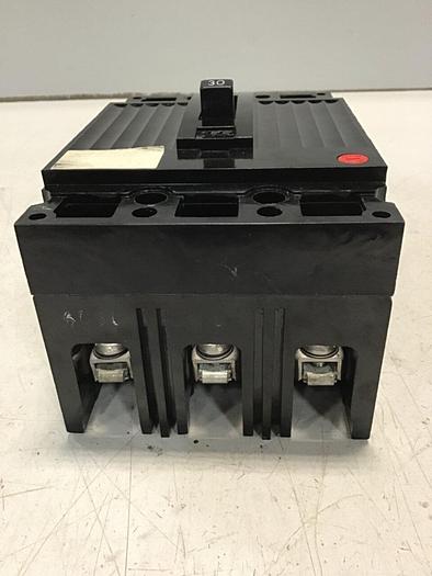 Used GENERAL ELECTRIC / GE 30 Amp Circuit Breaker TED136030 USED