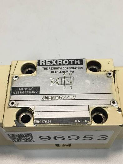Used REXROTH Valve 4WH6D525V #96953