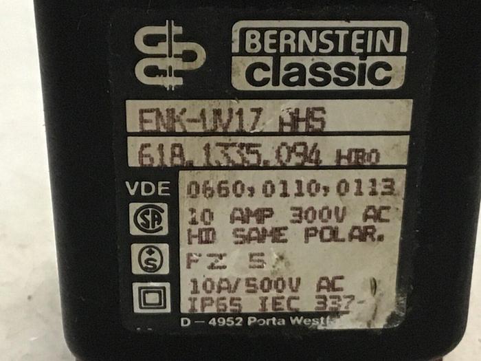 Used BERNSTEIN Limit Switch ENK-UV1Z AHS Used