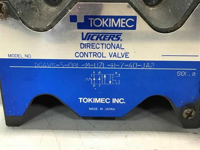Used VICKERS Valve DG4VS-5-0B1-M-U71-H-7-40-JA2 #134291