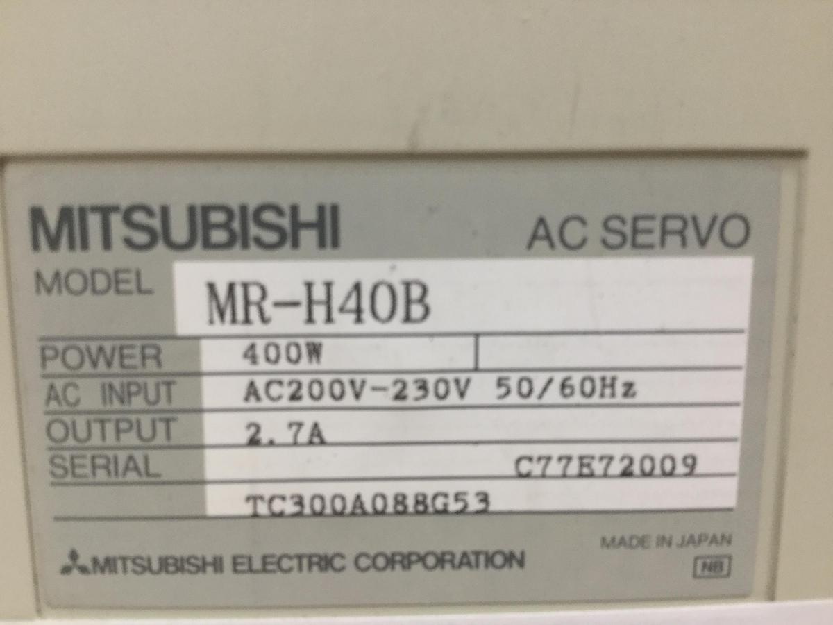Used MITSUBISHI AC Servo Drive MR-H40B Used