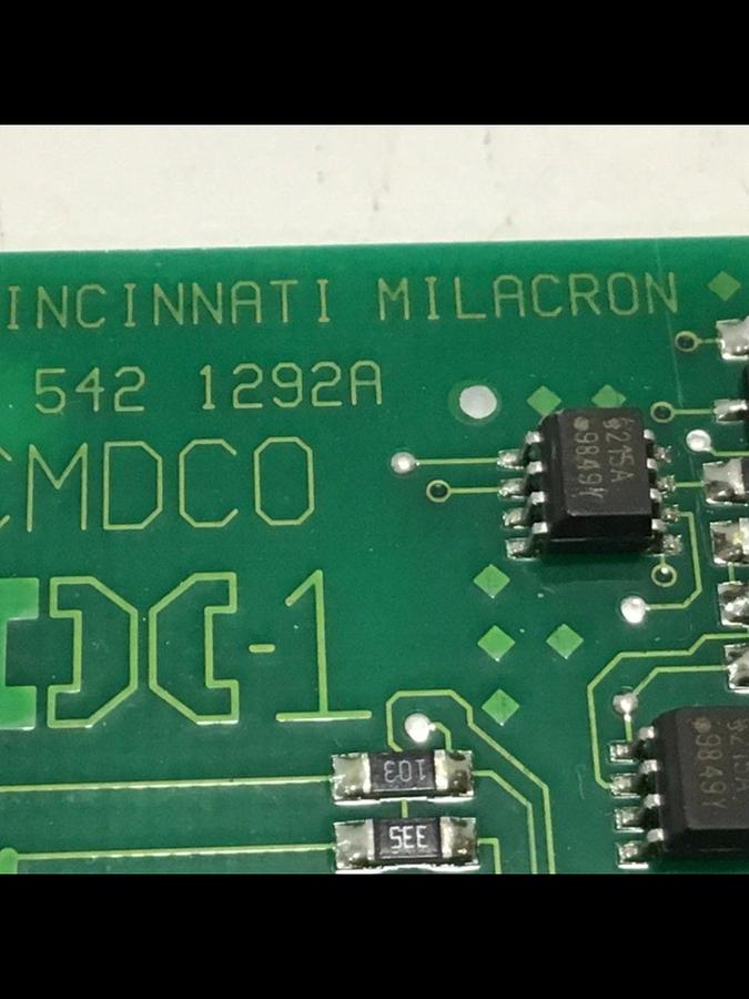 Used CINCINNATI MILACRON Circuit Board 3-542-1292A / BRACKET Used