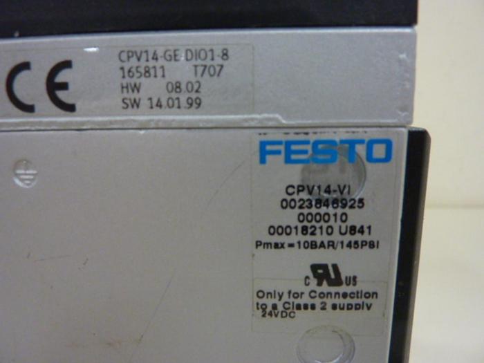 Used FESTO Direct Valve Terminal CPV14-GE-DIO1-8 #54393